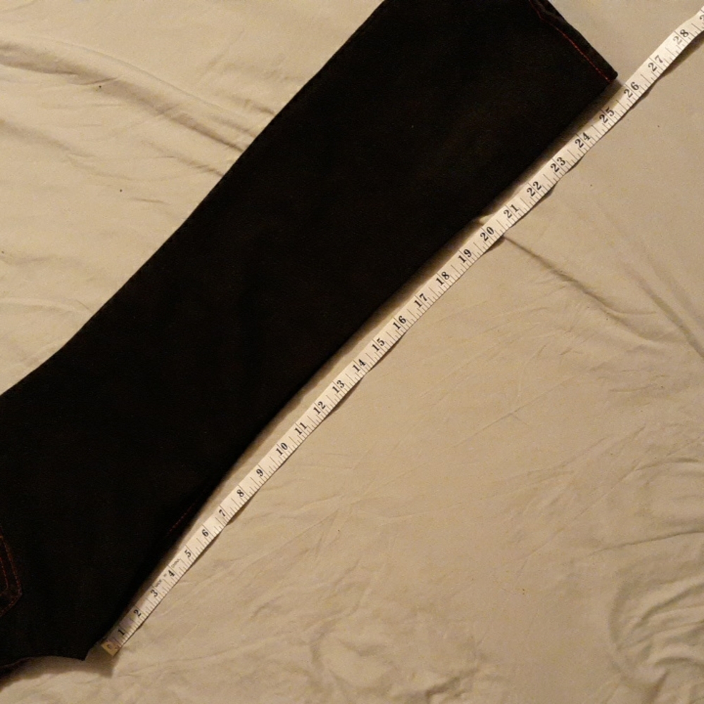 Straight jeans w/red stitching - Picture 9 of 13